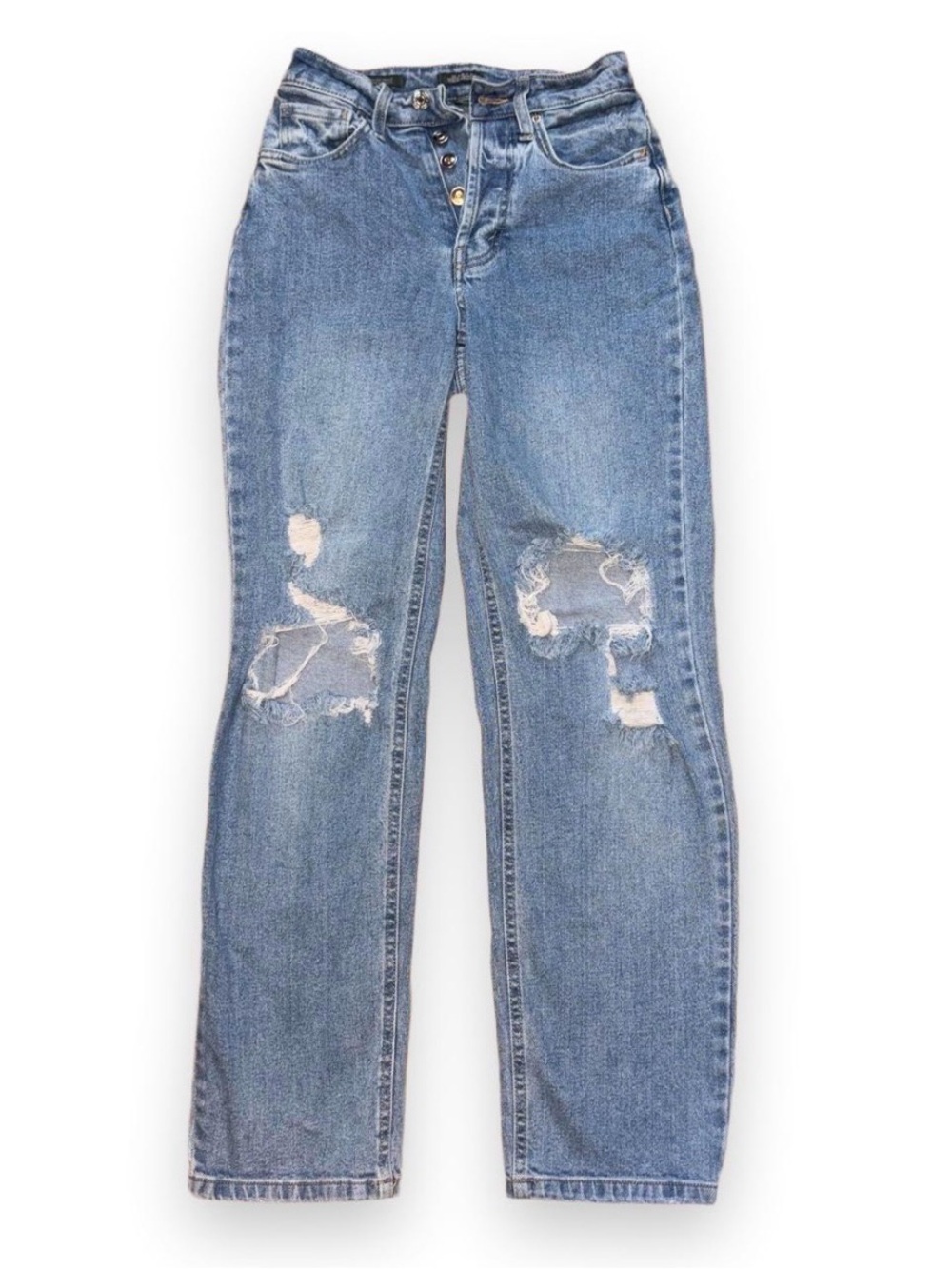 Wild Fable High-Rise Distressed Women's Blue Jeans